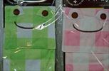 チェックピクルス トイレットペーパーカバー(グリーン、ピンク)